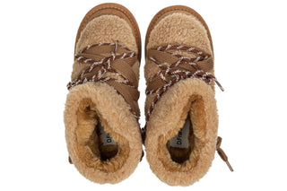 Śniegowce D Franklin Nordic Lite Sherpa Camel 206028, Brązowy, Materiał