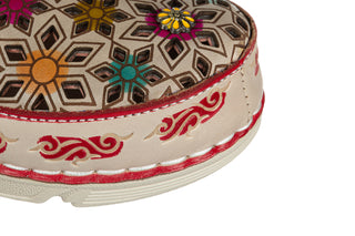 Klapki Laura Vita Dorry 01 Rouge 202109, Beżowy, Skóra naturalna