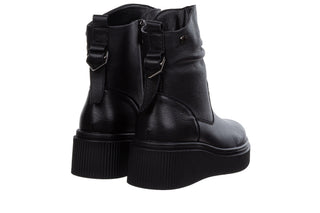Botki Loretta Vitale W1823 Black Leather 514293, Czarny, Skóra naturalna