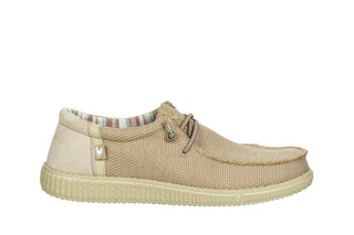 Półbuty Pitas Wp150 Luca Beige 003374, Beżowy, Tkanina
