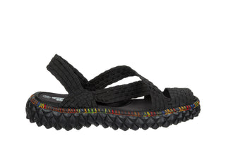 Sandały Rock Andalus Black 032101, Czarny, Tkanina