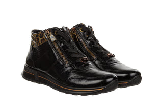 Botki Ara 12-24808-48 Schwarz Oliv 215003, Czarny, Skóra naturalna