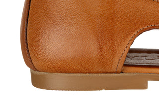 Baleriny Bayla-161 066 2103 278 Coconut 161774, Brązowy, Skóra naturalna