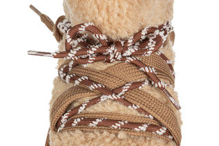 Śniegowce D Franklin Nordic Lite Sherpa Camel 206028, Brązowy, Materiał
