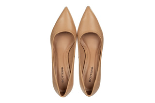 Czółenka Bottero 353721-68 Ata Napoli Brown Sugar 523072, Brązowy, Skóra naturalna