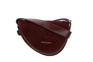Torebka Toscanio G87 D54 Bordo, Skóra naturalna