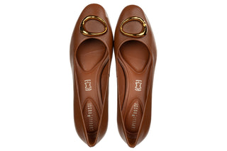 Czółenka Capelli Rossi 12032-772-879 Walnut 523081, Brązowy, Skóra naturalna