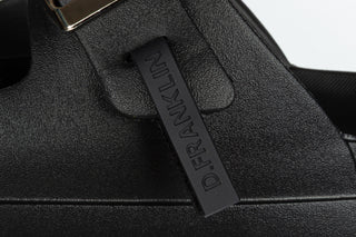 Klapki D Franklin Vibe Foam 2 Buckles Black Platinum 206021, Czarny, Tworzywo