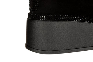 Botki Loretta Vitale C9638 Black Suede 514285, Czarny, Skóra naturalna