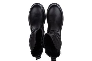 Botki Loretta Vitale W1823 Black Leather 514293, Czarny, Skóra naturalna