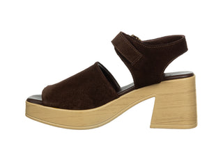 Sandały Bayla-161 138 26701 Brown Suede 161786, Brązowy, Skóra naturalna