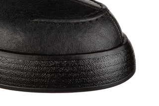 Czółenka DA Premium Collection CR62-3525 Black 216010, Czarny, Skóra naturalna