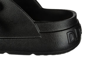 Klapki D Franklin Vibe Foam 2 Buckles Black Platinum 206021, Czarny, Tworzywo