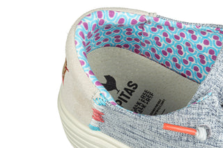 Półbuty Pitas Poppy Marino 003351, Niebieski, Tkanina