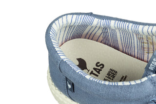 Półbuty Pitas Wp150 Linen Azul 003371, Niebieski, Tkanina