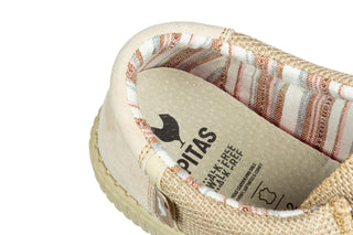 Półbuty Pitas Wp150 Luca Beige 003374, Beżowy, Tkanina