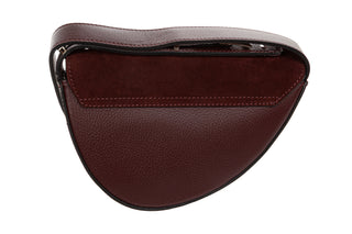 Torebka Toscanio G87 D54 Bordo, Skóra naturalna