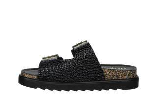 Klapki Yokono Tunez-262 Coco Negro 208020, Czarny, Skóra naturalna