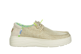 Półbuty Pitas Poppy Beige 003350, Beżowy, Tkanina