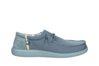 Półbuty Pitas Wp150 Luca Azul 003373, Niebieski, Tkanina