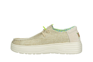 Półbuty Pitas Poppy Beige 003350, Beżowy, Tkanina