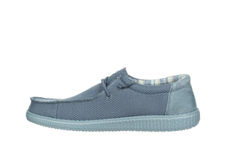 Półbuty Pitas Wp150 Luca Azul 003373, Niebieski, Tkanina