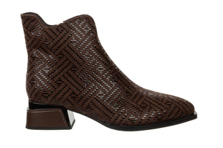 Botki DA Premium Collection JC62-1042 Brown 216015, Brązowy, Skóra naturalna