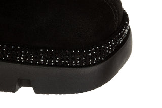 Botki Loretta Vitale C9645 Black Suede 514286, Czarny, Skóra naturalna