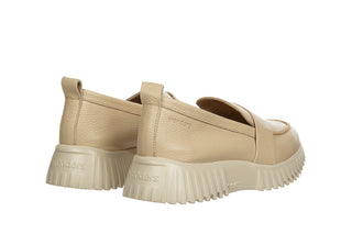 Mokasyny Wonders A-4410 Beig 138054, Beżowy, Skóra naturalna