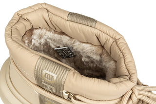 Śniegowce D Franklin Nordic Foam Bomb Taupe 206023, Beżowy, Materiał