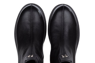 Botki Loretta Vitale W1824 Black Leather 514292, Czarny, Skóra naturalna