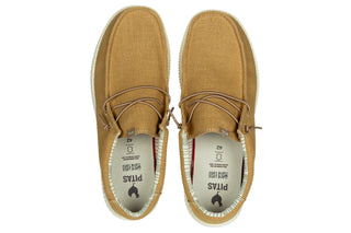 Półbuty Pitas Wp150 Linen Beige 003372, Beżowy, Tkanina