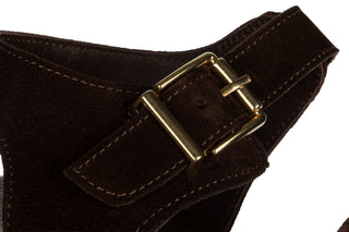 Sandały Bayla-161 138 26701 Brown Suede 161786, Brązowy, Skóra naturalna
