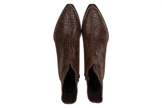 Botki DA Premium Collection JC62-1042 Brown 216015, Brązowy, Skóra naturalna