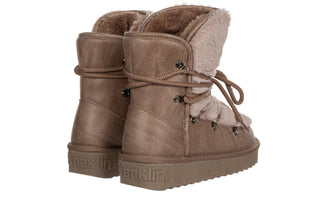 Śniegowce D Franklin Nordic Trk Fur Taupe 206027, Brązowy, Materiał