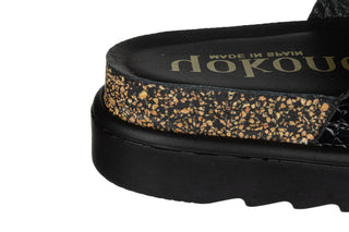 Klapki Yokono Tunez-262 Coco Negro 208020, Czarny, Skóra naturalna