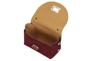 Torebka Toscanio G66 Bordo, Skóra naturalna