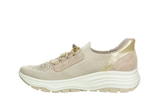 Sneakersy Imac 106470 Cream Platinium Be 167012, Beżowy, Tkanina
