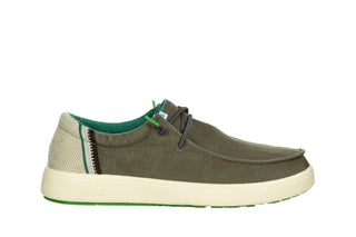 Półbuty Pitas Cana Gris Oscuro 003358, Zielony, Tkanina