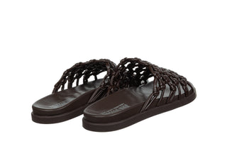 Klapki John Doubare 307-11 Brown 104272, Brązowy, Skóra naturalna