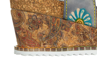 Sandały Laura Vita Bonito 35 Gris 202107, Szary, Skóra naturalna