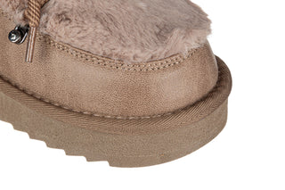 Śniegowce D Franklin Nordic Trk Fur Taupe 206027, Brązowy, Materiał