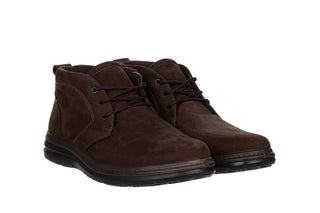 Botki Imac 201479 Coffee Brown 167033, Brązowy, Skóra naturalna