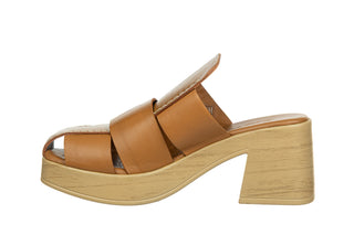 Klapki Bayla-161 138 26703 Coconut 161787, Brązowy, Skóra naturalna