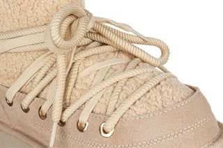 Śniegowce DA Premium Collection GR62-6021 Beige 216016, Beżowy, Skóra naturalna