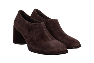 Czółenka John Doubare WF2565SK-53-2C Brown 104280, Brązowy, Skóra naturalna