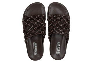 Klapki John Doubare 307-11 Brown 104272, Brązowy, Skóra naturalna