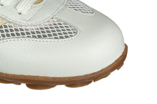 Sneakersy Wonders AP-2101 Off Blanco 138060, Biały, Skóra naturalna