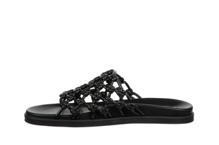 Klapki John Doubare 307-11 Black 104271, Czarny, Skóra naturalna
