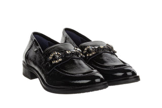 Mokasyny Fluchos Harvard D9118 Naplak Negro 217005, Brązowy, Skóra naturalna